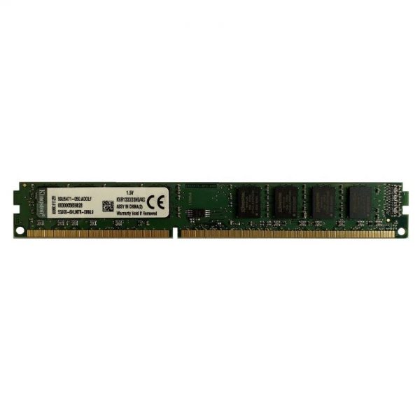رم دسکتاپ DDR3 تک کاناله 1333 مگاهرتز cl9 کینگستون مدلkvr ظرفیت 4گیگابایت