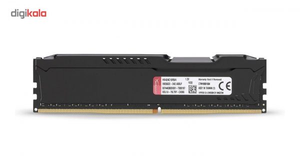 رم دسکتاپ DDR4 دو کاناله 2400 مگاهرتز CL15 کینگستون ظرفیت 4 گیگابایت