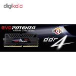 رم دسکتاپ DDR4 تک کاناله 3200 مگاهرتز CL16 گیل مدل Evo Potenza ظرفیت 8 گیگابایت