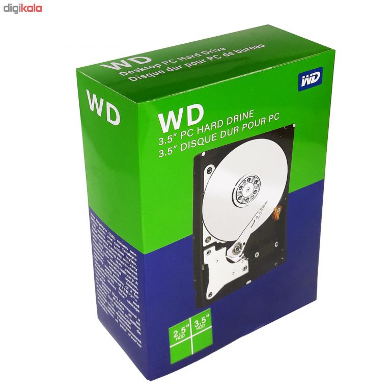 هارد دیسک اینترنال وسترن دیجیتال مدل WD1TB ظرفیت 1 ترابایت
