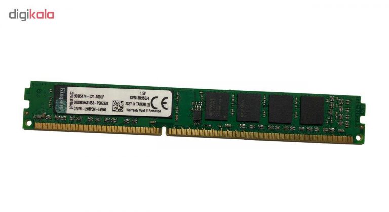 رم کامپیوتر کینگستون مدل 10600 DDR3 1333MHz ظرفیت 4 گیگابایت