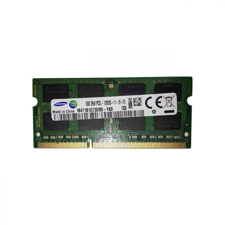 رم لپ تاپ سامسونگ مدل DDR3 12800s MHz PC3L ظرفیت 8 گیگابایت